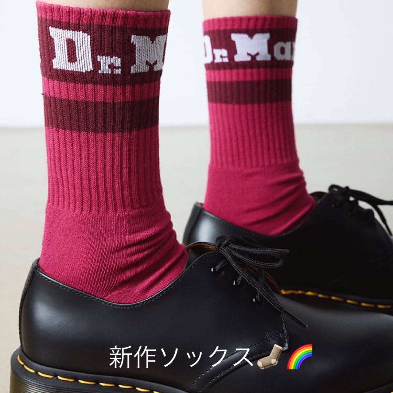Dr.Martens レース オーガニック コットン ソックス ピンク 🧦新作ソックス入荷！🧦 │ドクターマーチン │ ショップブログ