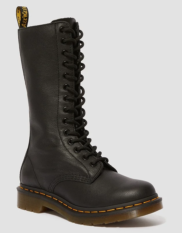 Dr. Martens ドクターマーチン ブラック ロングブーツ 14ホール ドクターマーチンDr Martens 14ホールロングブーツ 黒UK7(26) (K