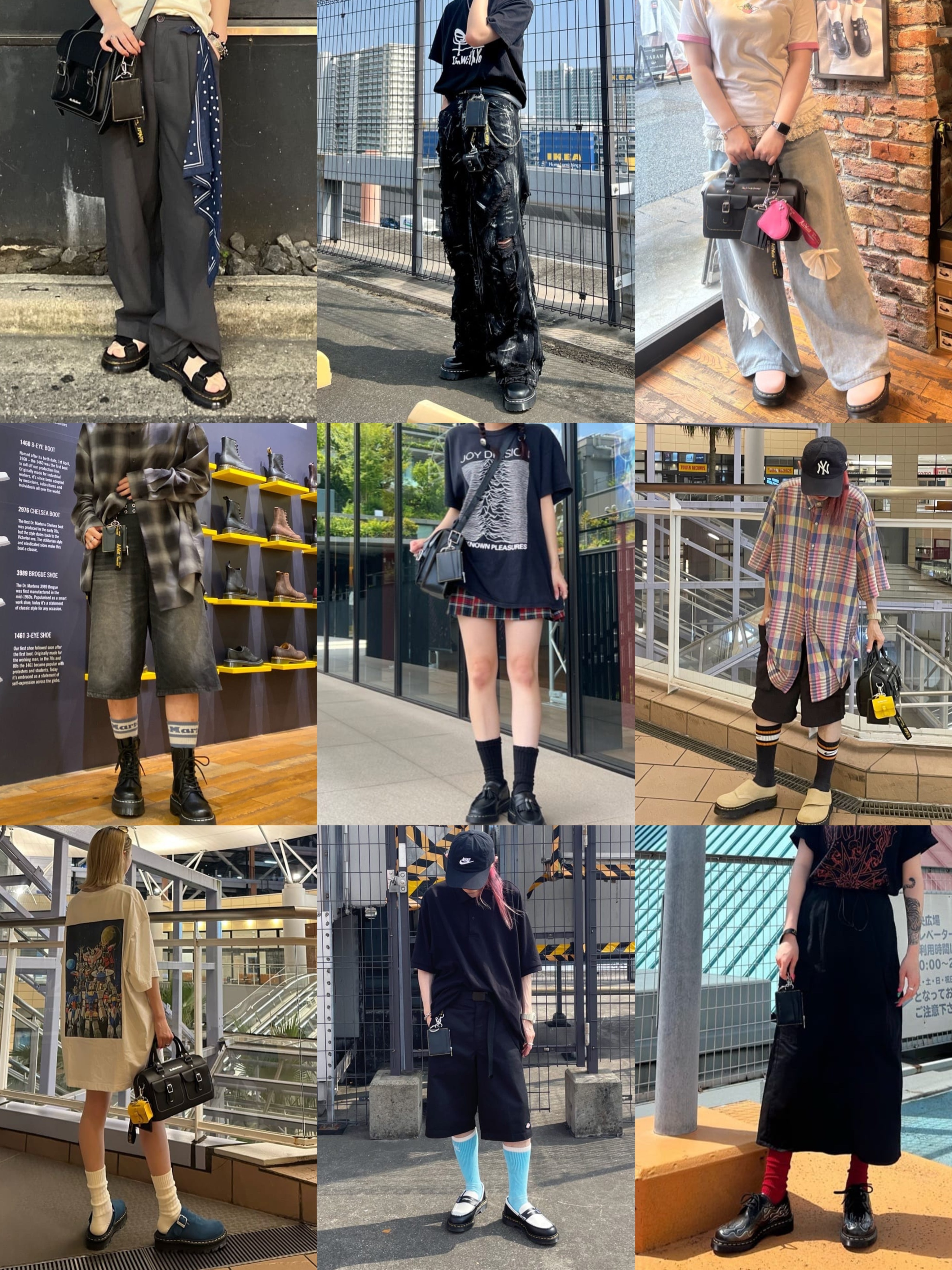 カジュアル【Dr.Martens】ブラックレザー カードホルダー 🃏新作カードホルダー🃏スタッフコーデ紹介☺︎ │ドクター